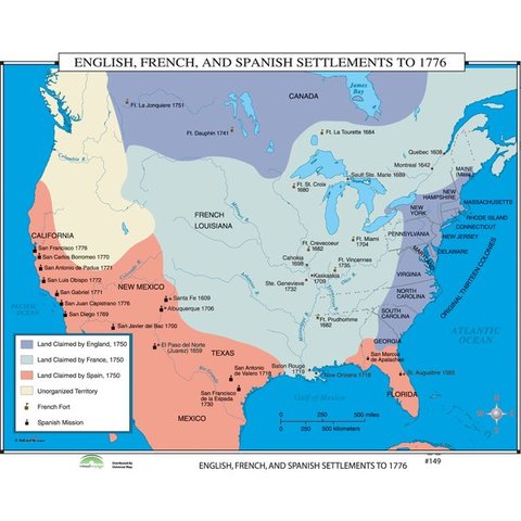 1543 - Pacific Northwest claimed by Spain