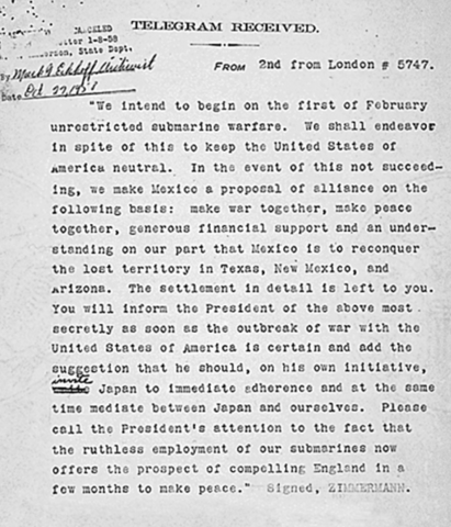 Zimmerman Telgram