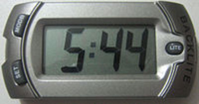 Primer reloj digital