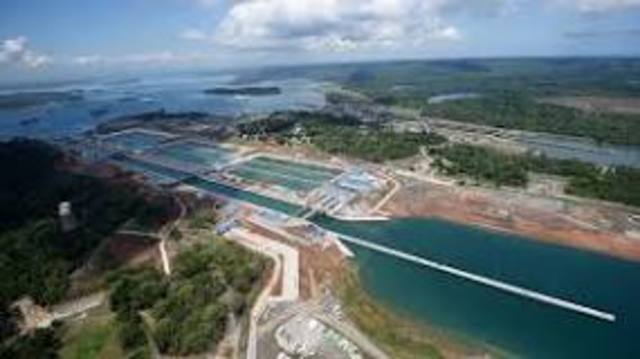 Panama Canal begins