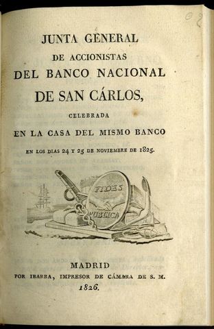 Creación del Banco Nacional de San Carlos.