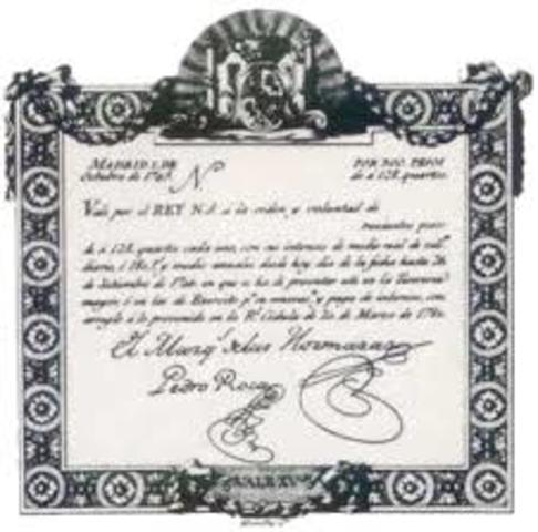 Creación Banco Nacional Carlos