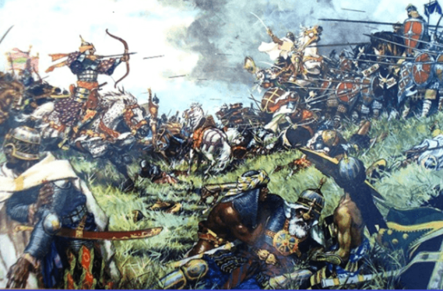 La batalla de Poitiers