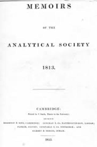 Founded the Analytical Society