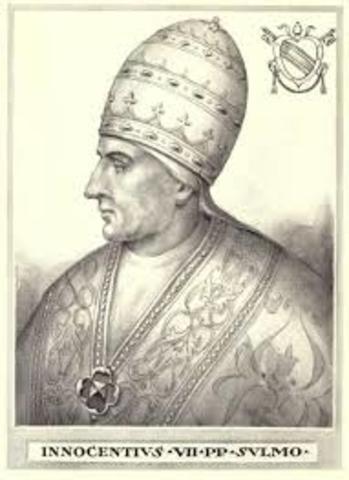 Pope of Rome Innocent VII Elected