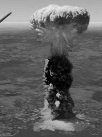 United States Army Air Force drops atomic bomb on Hiroshima.
