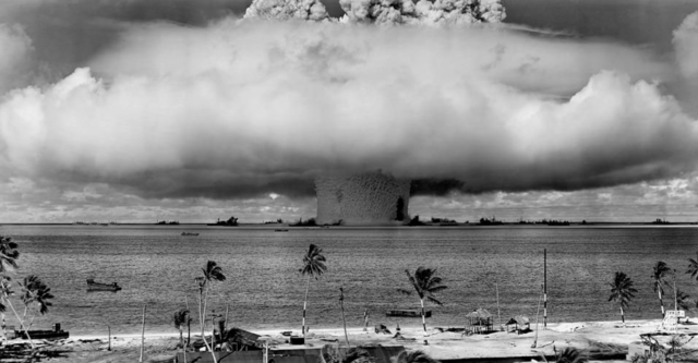 First atomic bomb tested