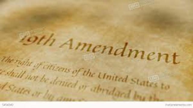 19th US Constitutional Amendment