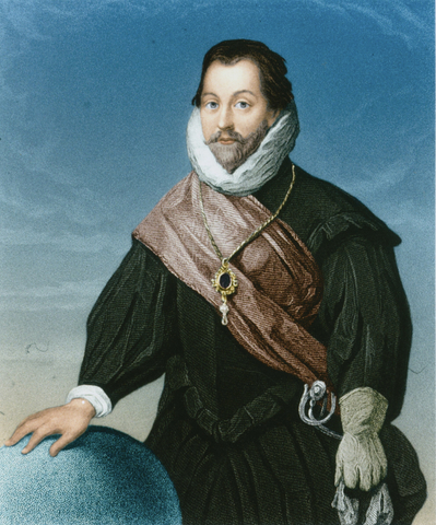 World event: Francis Drake sailed around the world (1577-1580)
