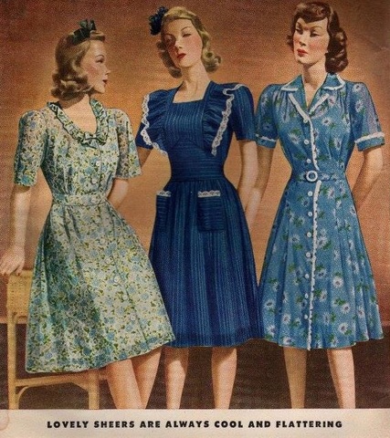 1940s Women's Fashion Trends (VintageDancer.com)