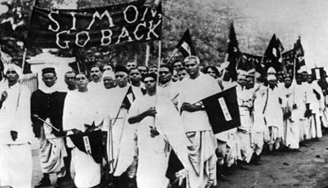 The "Quit India" movement