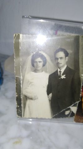 Se casaron mi abuelo Alfonso y mi abuela Pepa