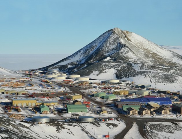 Arrivada a la base Mc Murdo