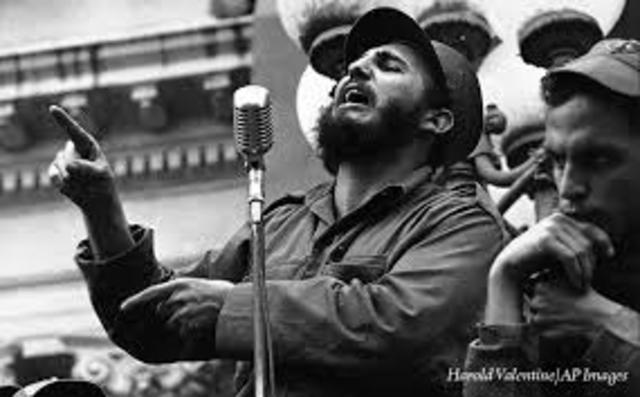 Fidel Castro swore in as Prime minister of Cuba