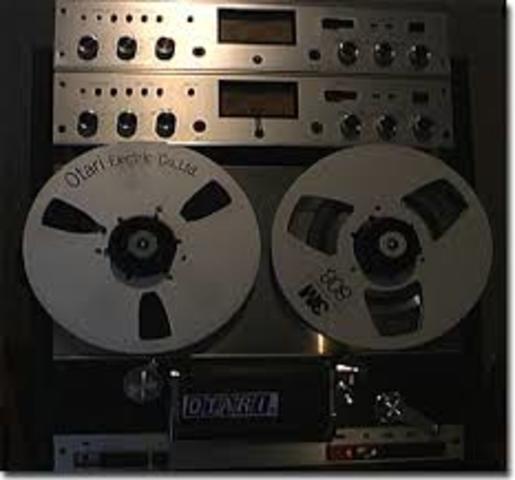 Multi track recording developed.