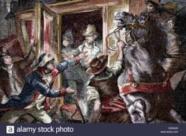 El rey intenta huir a Austria