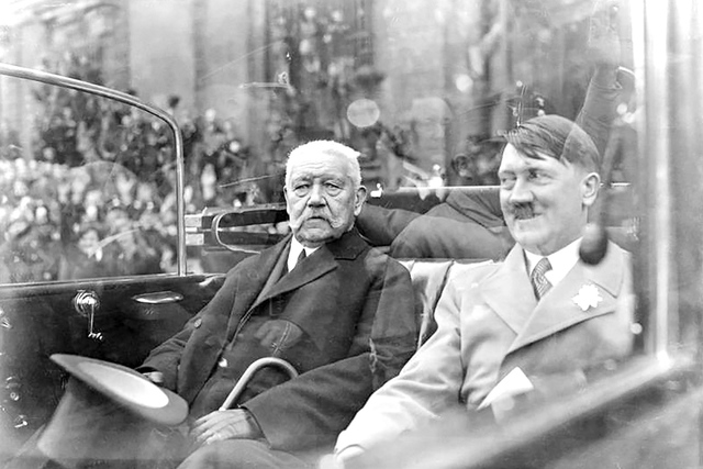 German President Von Hindenburg Dies