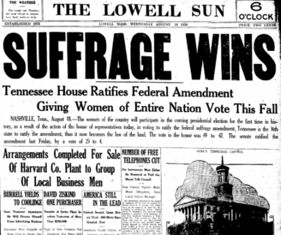 Full Voting Rights For American Women