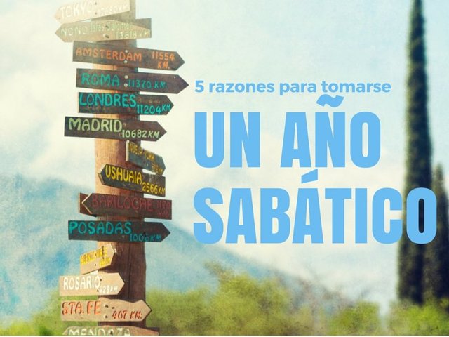 Un any sabàtic no va malament no???