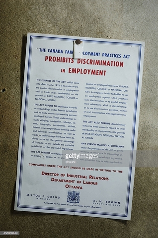 Loi sur les pratiques équitables en matière d'emploi est mis en action