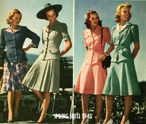 Fashion in the 1940's