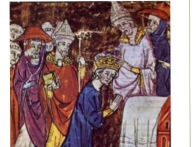 Στέψη του Κάρολου ως Μέγας και ειρηνοποιός αυτοκράτορας του Ρωμαϊκού κράτους από τον Πάπα