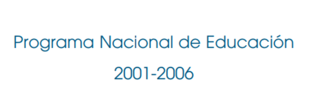 Programa Nacional de Educación 2001-2006