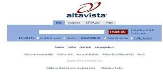 buscador mas antiguo ALTAVISTA