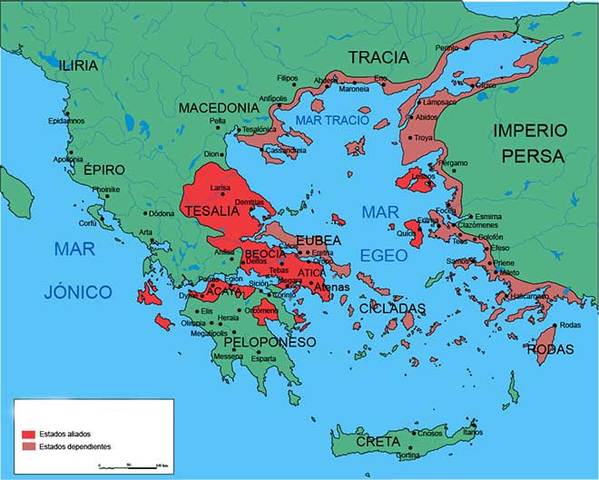 Creación de la liga de Délos
