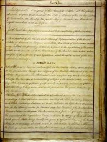 14th Amendment Passed