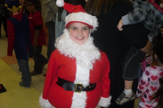 I was Santa in the school play!