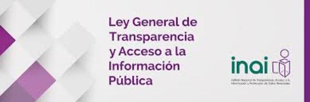 Ley general de transparencia y acceso a la información pública