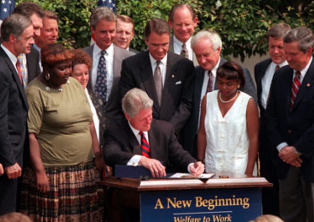 Clinton Passed the Welfare Reform Act