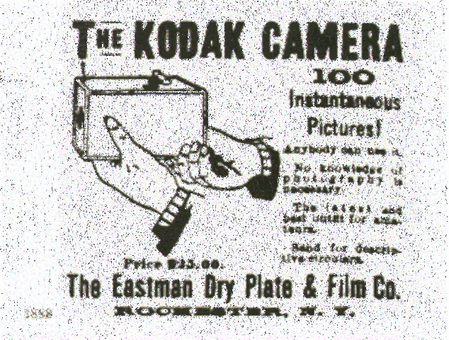 Kodak introdueix la seva primera càmera