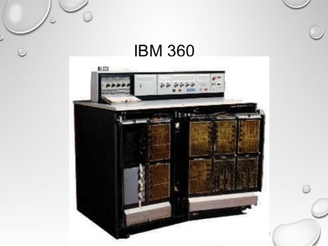 La III generación de computadoras digitales (IBM)