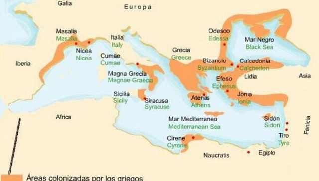 comienza la colonizacion griega de occidente