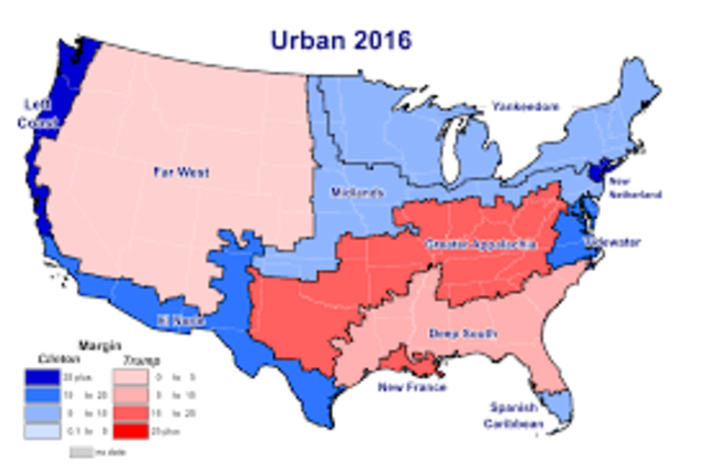 Democratic party splits into northern and southern halves