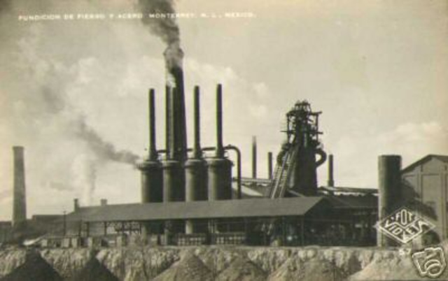 Nace la fundidora de acero y fierro en Monterrey
