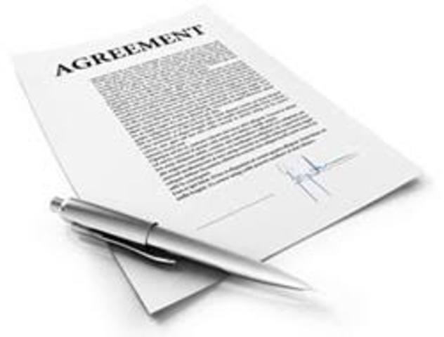 TWO AGREEMENTS WERE SIGNED