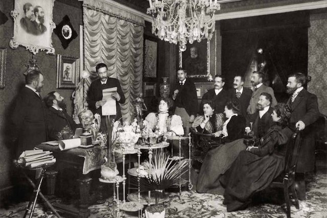 Galdós fue elegido miembro de la Real Academia Española.