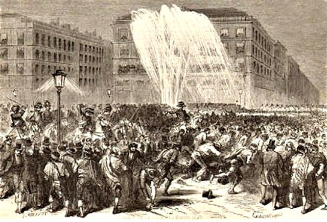 En 1865 asistió a la terrible Noche de San Daniel, cuyos sucesos le impresionaron vivamente.