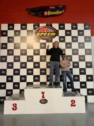 Showing affection to my wife.