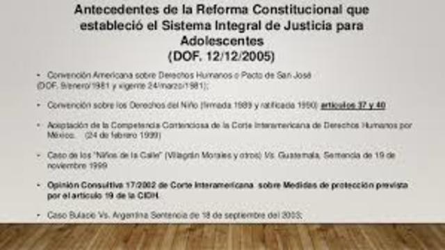 REFORMA AL ARTICULO 18. SISTEMA DE MENORES INFRACTORES