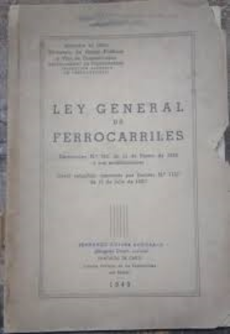 Ley General de Ferrocarriles