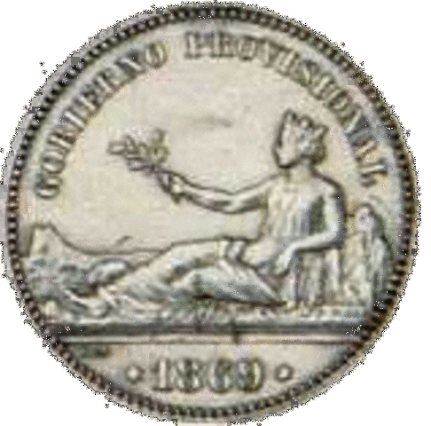 La peseta, unidad monetaria española.