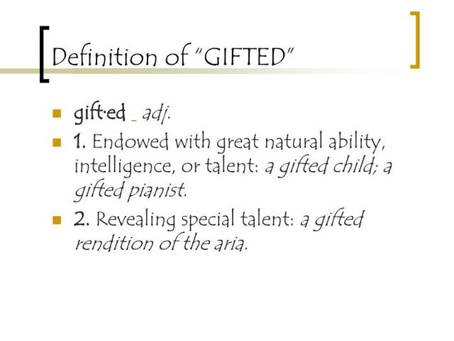 Mentally Retarded & Gifted