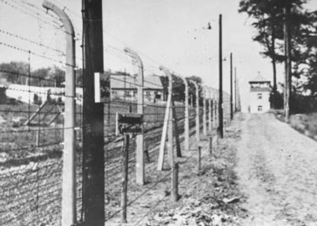 The Buchenwald concentration camp