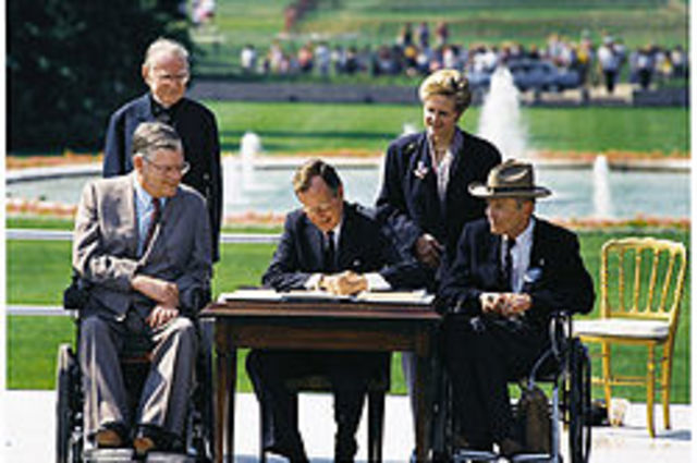 Americans with Disabilities Act passed
