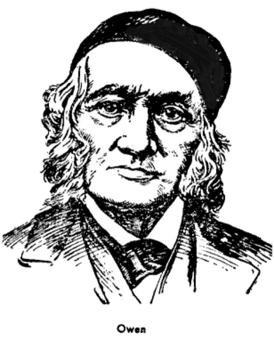 Robert Owen (14 de mayo de 1771 hasta 17 de noviembre de 1858)