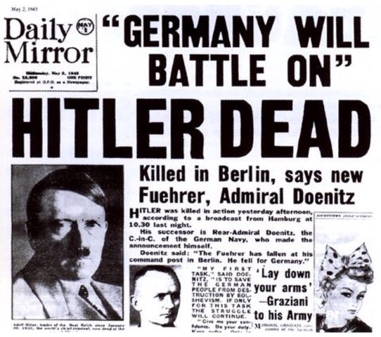 Hitler Suicide and German Surrender (Europe)